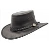 Australský klobouk kožený (skládací) -  SQUASHY FULLGRAIN