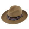 Letní Fedora klobouk - Fiebig Cognac
