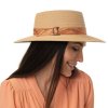 Letní dámský klobouk - porkpie s širší krempou - Mayser - UV faktor 80 - Mayser Astrid