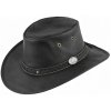 Scippis australský klobouk z klokaní kůže Kangaroo Sundowner – černý