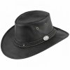 Scippis australský klobouk z klokaní kůže Kangaroo Sundowner – černý