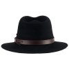 Australský klobouk vlněný černý - NORTON