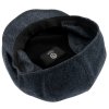 Zimní vlněná modrá bekovka (ušní klapky)  - driver cap - od CTH Ericson - Carl Sr. Herringbone Blue