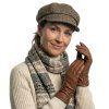 Dámská bekovka Mayser Coco Tweed – hnědo béžová