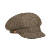 8-dílna bekovka od Mayser - Coco Tweed Newsboy Cap - hnědý tvíd (béžová)