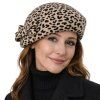 Leopardí dámský plstěný klobouk toka – Fiebig