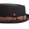 Letní černý porkpie klobouk od Mayser - Gareth Mayser