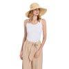 Dámský nemačkavý letní slaměný klobouk Cloche  - Cloche Big Brim