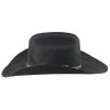 Westernový černý klobouk KAYCE 4X