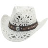 Young Love – westernový klobouk z Toyo Straw, bílý