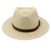 Letní klobouk – celulóza s koženým páskem | Carlsbad Hat