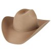 Trigger –  béžový tradiční americký westernový klobouk 2x