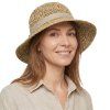 Dámský letní nemačkavý klobouk s mašličkou