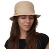 Dámský béžový klobouk Dorle - Cloche Mayser