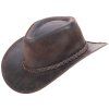 Australský klobouk kožený - FITZROY