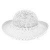 Dámský bílý letní klobouk od Fiebig