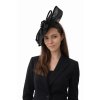 Fascinátor černý - ozdoba do vlasů