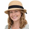 Dámský letní béžový klobouček - Cloche MALALA