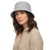 Letní lněný šedý klobouk - Fiebig
