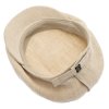Letní béžová bekovka - driver cap - od CTH Ericson - Viktor Herringbone Hemp Natural