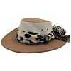 Jacaru Shady Lady – dámský Mushroom australský klobouk z broušené kůže