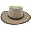 Jacaru Bush Breeze Camper béžový – letní plátěný klobouk s prodyšnou korunou