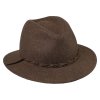Dámský hnědý cestovní zimní klobouk Dagmar - Mayser