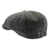 Vlněná bekovka(ušní klapky) 8-panel od CTH Ericson - Aaron Moon Shetland Graphite