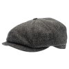 Vlněná bekovka(ušní klapky) 8-panel od CTH Ericson - Aaron Moon Shetland Graphite