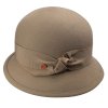 Dámský béžový Cloche klobouk  - Nanni
