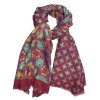 Oboustranná vlněná šála Calabrese Napoli