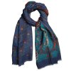 Oboustranná vlněná šála Calabrese Napoli