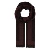 Bordo šála se vzorem od Fiebig