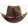 Australský hnědý klobouk vlněný - SMOKEY