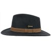 Australský tmavě šedý klobouk vlněný - PAXTON