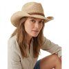 Slaměný western klobouk -  Raffia Crochet