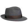 Luxusní šedý klobouk Fedora - 50 grammi Borsalino