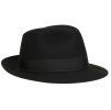Luxusní černý klobouk Borsalino - Beaver Castor Borsalino