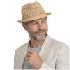 Slaměný klobouk - Trilby Raffia Crochet