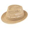Slaměný klobouk - Trilby Raffia Crochet