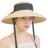 Dámský letní klobouk s černou stuhou od Petracci