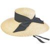 Dámský letní klobouk s černou stuhou od Petracci