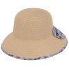 Dámský letní béžový nemačkavý klobouk