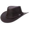 Kožený klobouk - BUSHIE FULLGRAIN