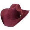 Westernový klobouk - WYOMING Burgundy