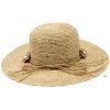 Dámský letní nemačkavý slaměný klobouk - Crochet Big Brim