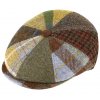 Bekovka Hatteras od Fiebig - Vlna / 8-Panel Cap Patchwork Harris Tweed Bakerboy