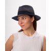 Letní modrý fedora klobouk od Fiebig Traveller Toyo modrý :2478520
