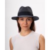 Letní modrý fedora klobouk od Fiebig Traveller Toyo modrý :2478520