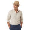 Slaměný klobouk s koženou stuhou - Trilby Raffia